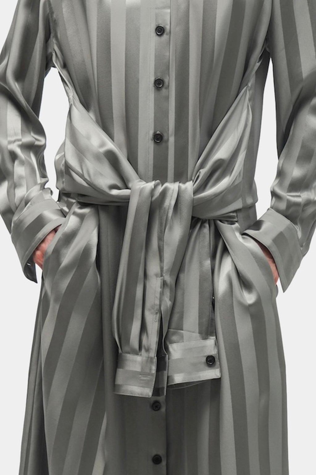 ROBE CHEMISE EN SOIE