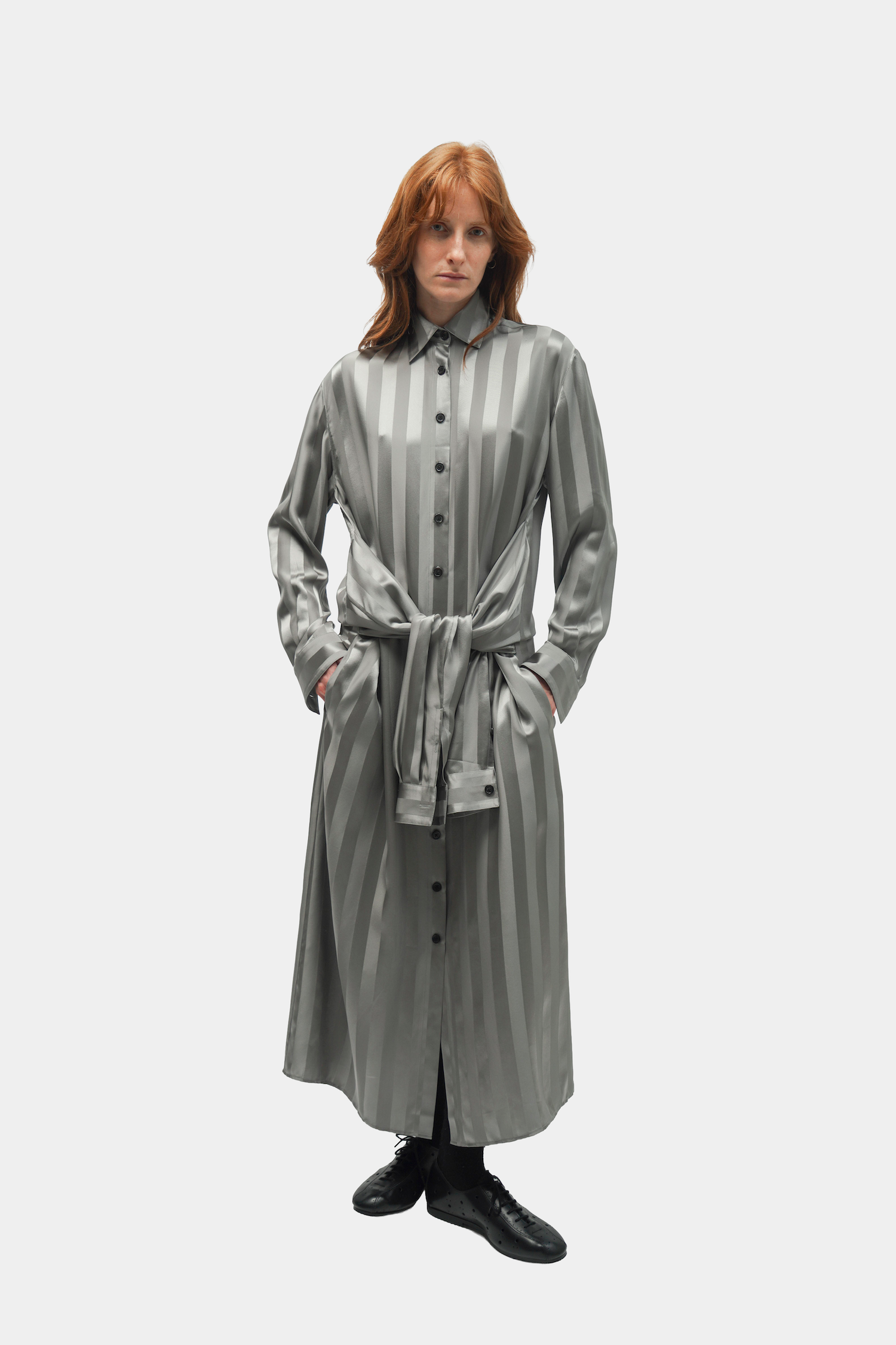 ROBE CHEMISE EN SOIE