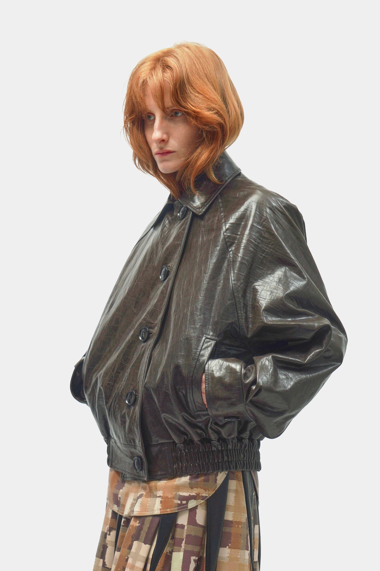 BLOUSON EN CUIR