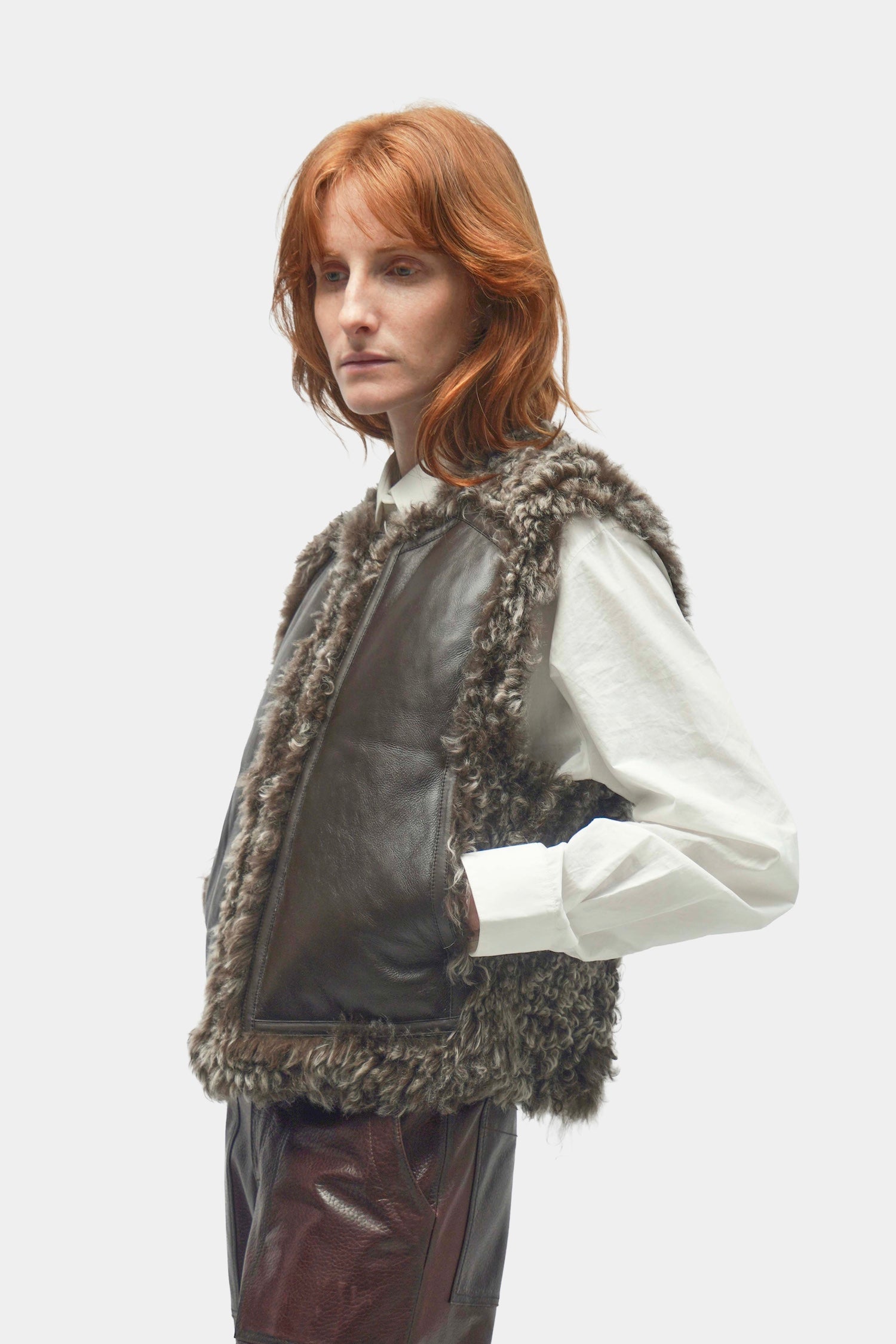 GILET EN SHEARLING