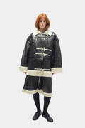VESTE CUIR ET MAILLE À BRANDENBOURGS