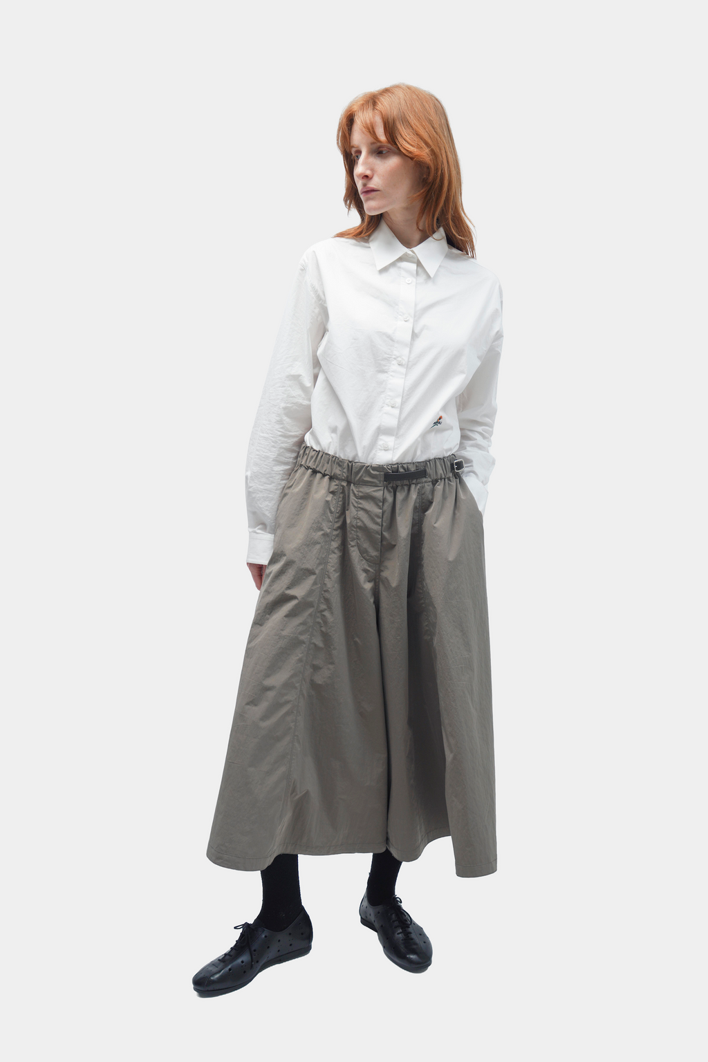 PANTALON JUPE EN NYLON
