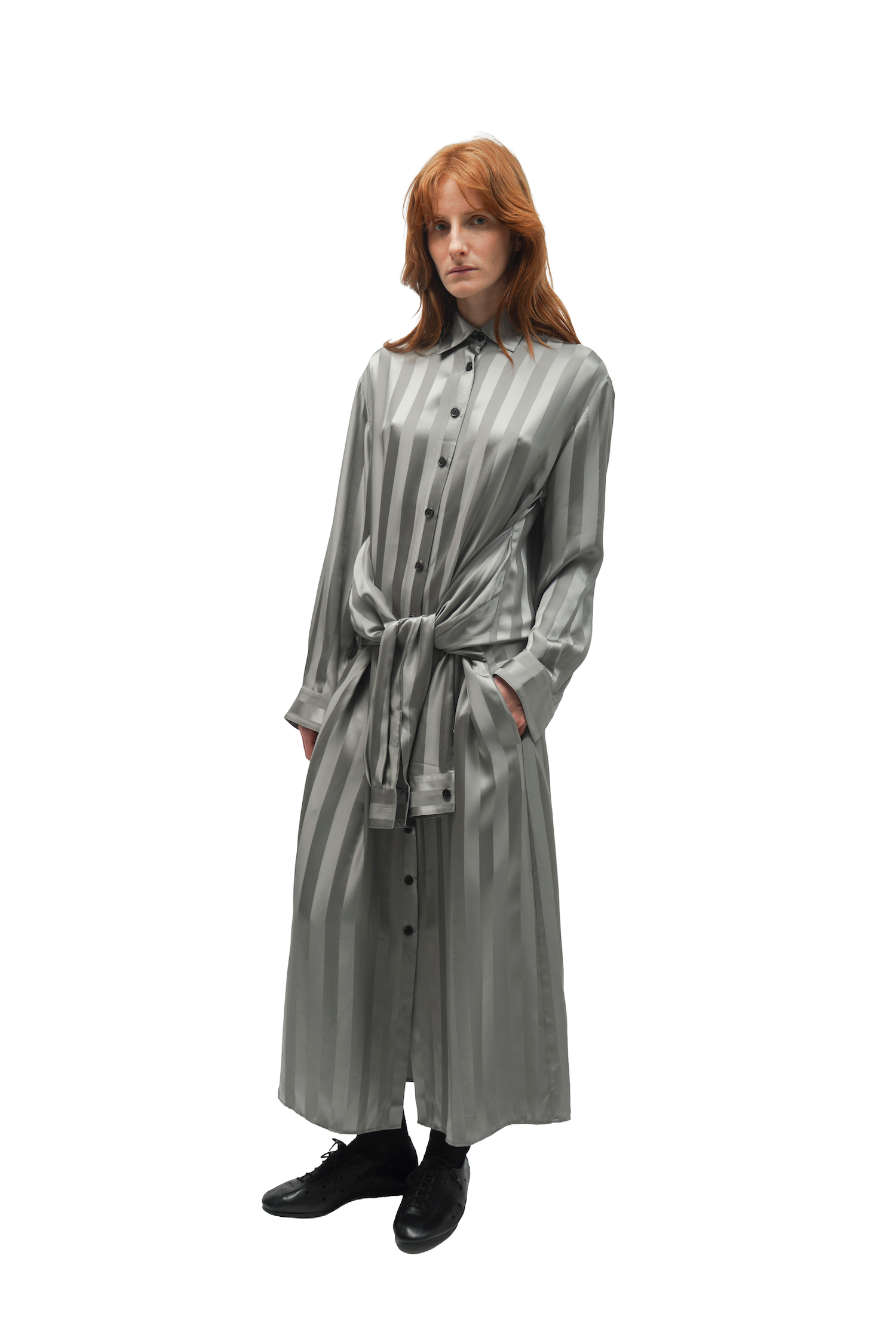 ROBE CHEMISE EN SOIE
